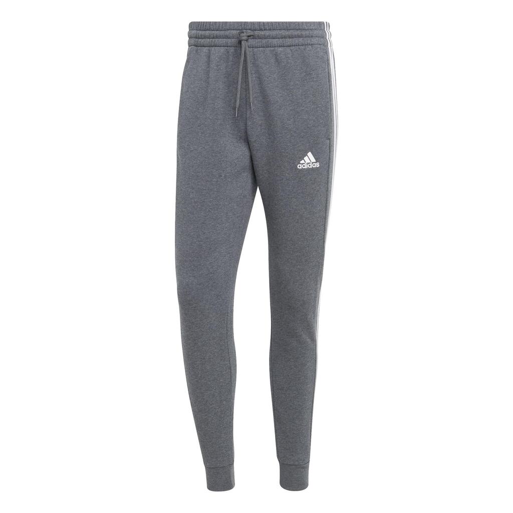 Men's Low-Impact Fitness Jogging Bottoms - Grey